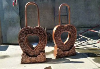 鎖子雕塑制造商，城區(qū)小品，城市鎖子雕塑定制