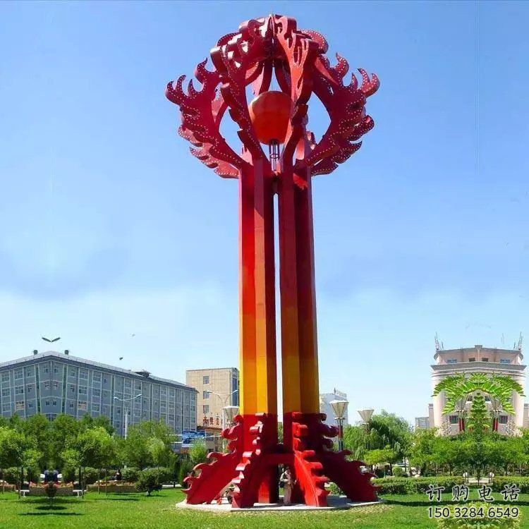 銅陵街道精神堡壘雕塑