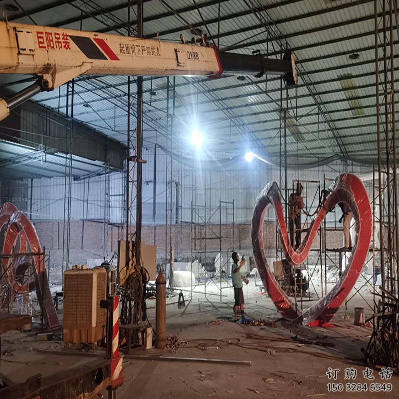 馬尾景觀love雕塑選定，美陳雕塑，現代燈光love雕塑優選