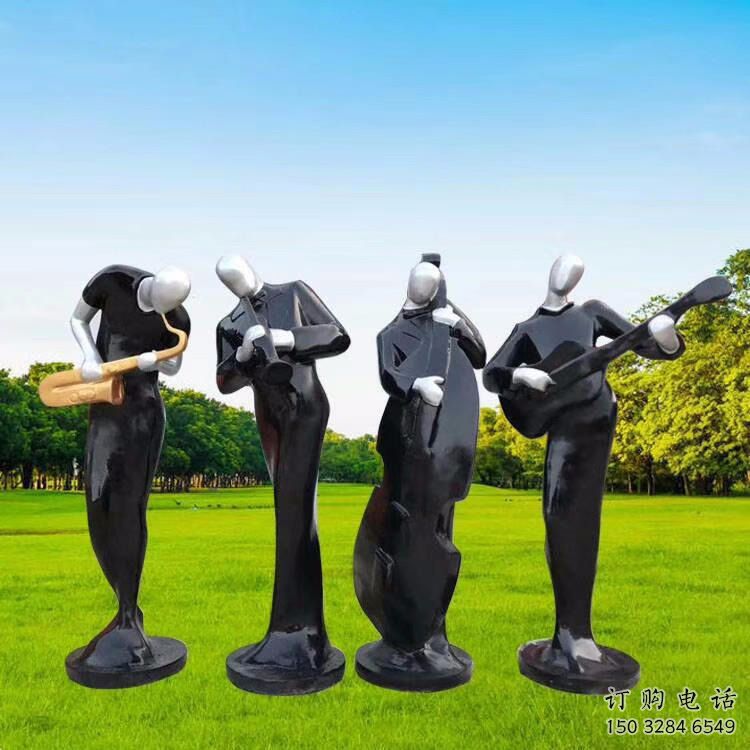 蘭州住宅小區吹拉彈唱雕塑