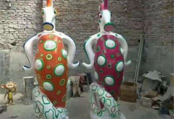 寧德幼兒園河馬雕塑，動漫文化雕塑，卡通動物制作