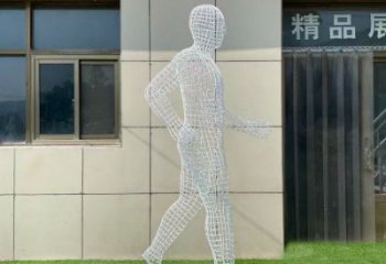 蘭州鏤空運動員雕塑服務(wù)商，美陳雕塑，鐵藝體育人物雕塑精選