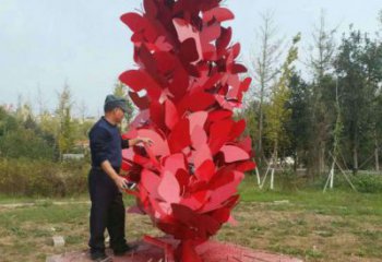 藁城公園花環雕塑