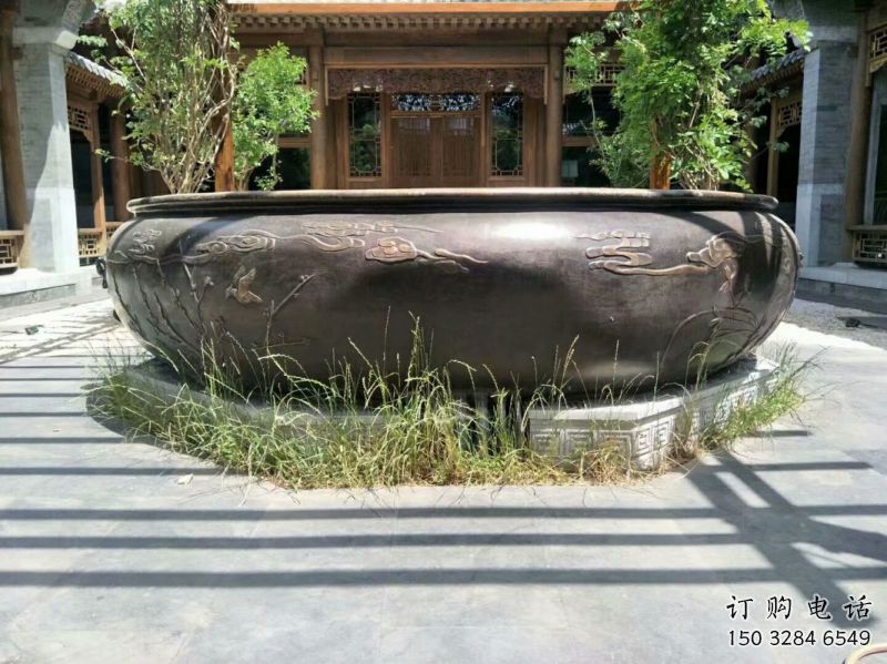 開封鑄銅缸雕塑加工