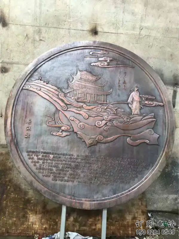 武漢純銅浮雕專(zhuān)供，城堡雕塑，城堡浮雕生產(chǎn)廠家