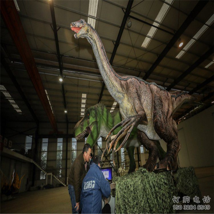 寬城戶外恐龍雕塑通用，多彩藝術，景觀玻璃鋼恐龍雕塑供應