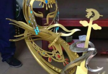 牡丹江公園臉譜雕塑