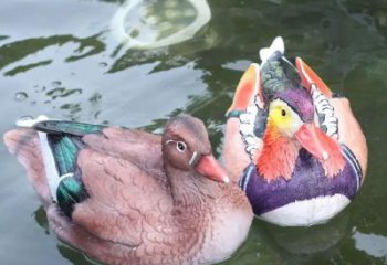 道里園林鴛鴦雕塑