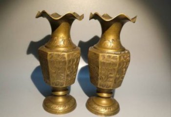 郴州花瓶雕塑定價，鑄銅工藝，銅花瓶雕塑制作廠家