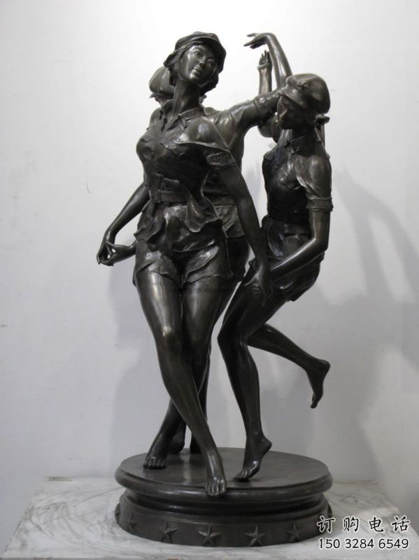 白山住宅小區跳舞雕塑