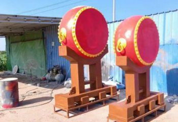 九臺(tái)景觀戰(zhàn)鼓雕塑