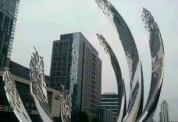 淮安地面噴泉雕塑小品，圓環(huán)結(jié)構(gòu)概念，旱地水景噴泉體系