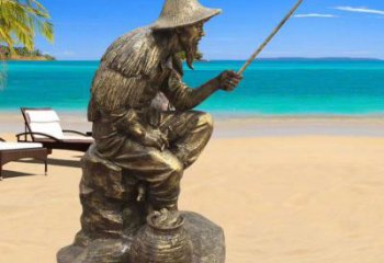 連云港抽象姜太公雕塑