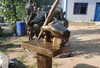 鞍山手握鋼筆雕塑，街道標識，玻璃鋼手握鋼筆雕塑廠家