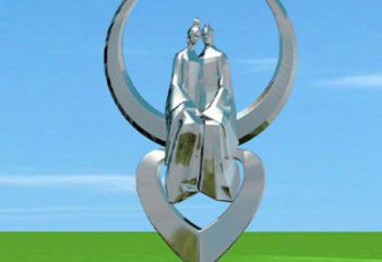 遼陽創意牛郎織女雕塑