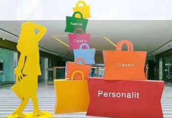 賽罕購物人雕塑選定，景觀雕塑，不銹鋼購物人雕塑生產商