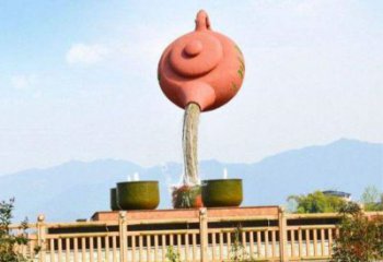 青銅峽公園天壺雕塑工廠，不銹鋼材質(zhì)，圓雕形式