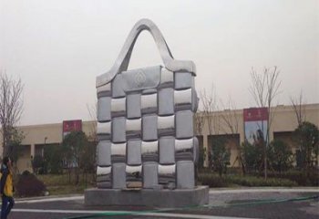 涇源景觀背包雕塑優(yōu)選，陸地?cái)[件，園林不銹鋼背包雕塑供應(yīng)