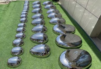 街道景觀雕塑，鍛造景觀石雕塑，古銅效果