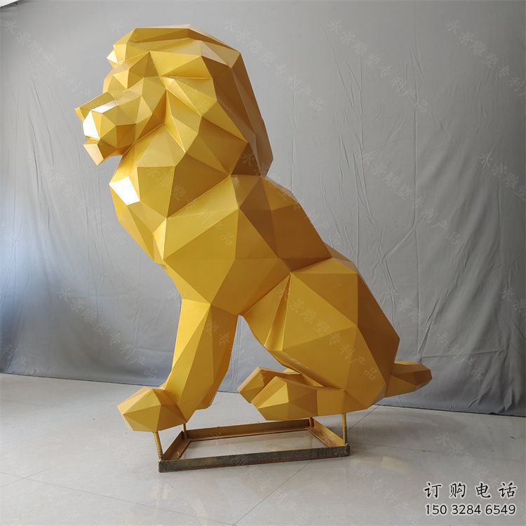 咸陽(yáng)獅子雕塑服務(wù)商，動(dòng)物雕塑，不銹鋼獅子雕塑制作