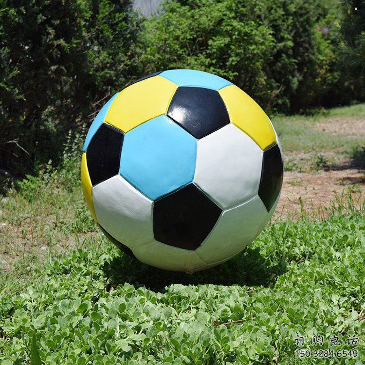 綿陽籃球雕塑觀賞型，戶外擺放，玻璃鋼籃球雕塑定制廠家