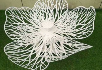 菏澤梨花雕塑供應，城市裝飾，鏤空梨花雕塑廠家優選