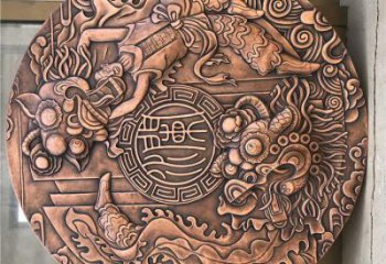 東營(yíng)戶外浮雕供求，村標(biāo)概念，鍛銅浮雕制作廠家