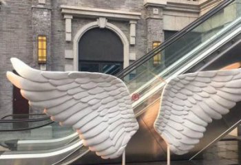 菏澤景觀鳥翅雕塑制造,歐式風(fēng)格,不銹鋼鳥翅雕塑定價(jià)