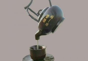 棗莊玄關(guān)懸壺雕塑