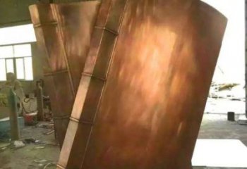 甘孜鑄銅書籍供應,街景小品,銅書籍雕塑廠家優價