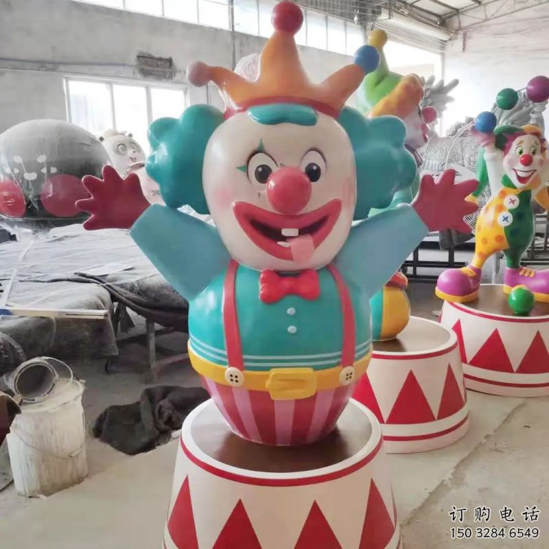 臺州公園小丑雕塑