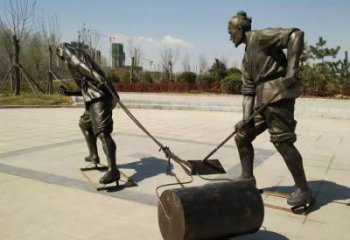 博爾塔拉民俗農夫雕塑