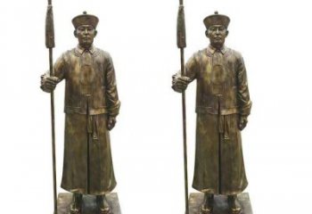 楚雄庭院武士雕塑